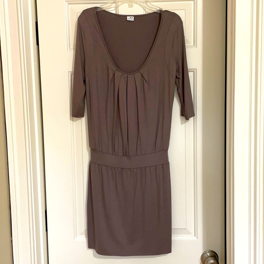 Taupe three dots dress